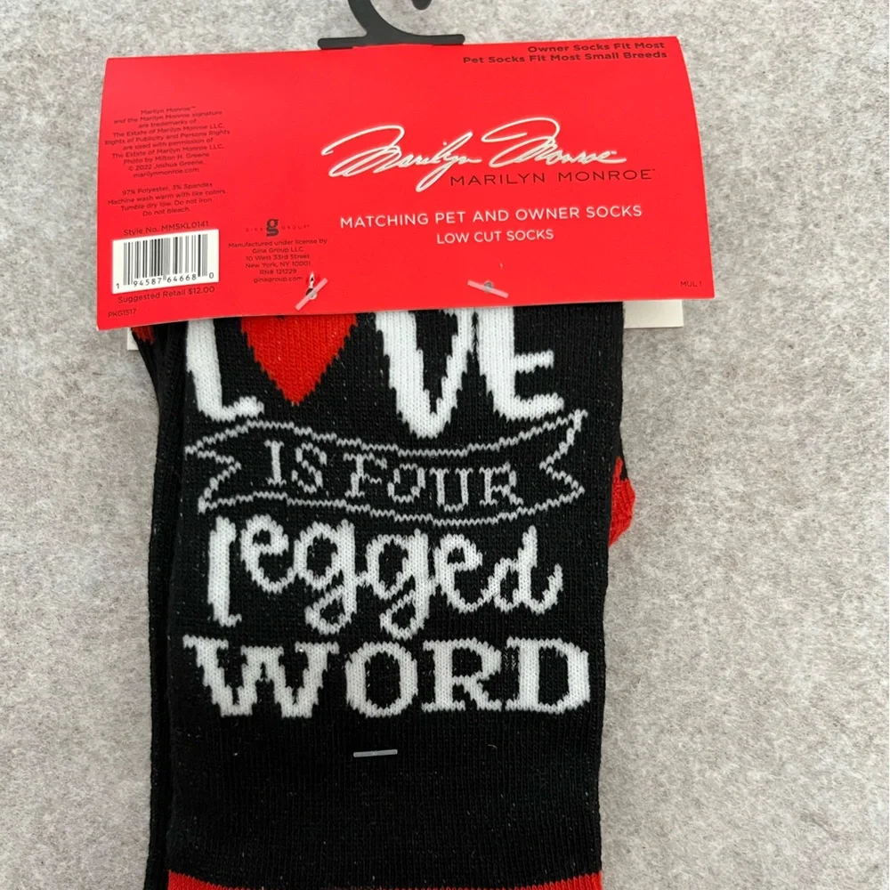 Marilyn Monroe Matching Pet and Owner Socks
